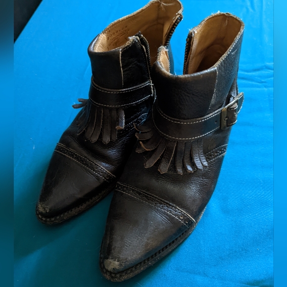 Bed Stu Black Dipper Ankle Booties - Picture 3 of 7